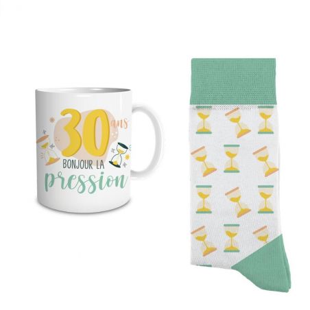 Coffret Mug Chaussettes Anniversaire Homme