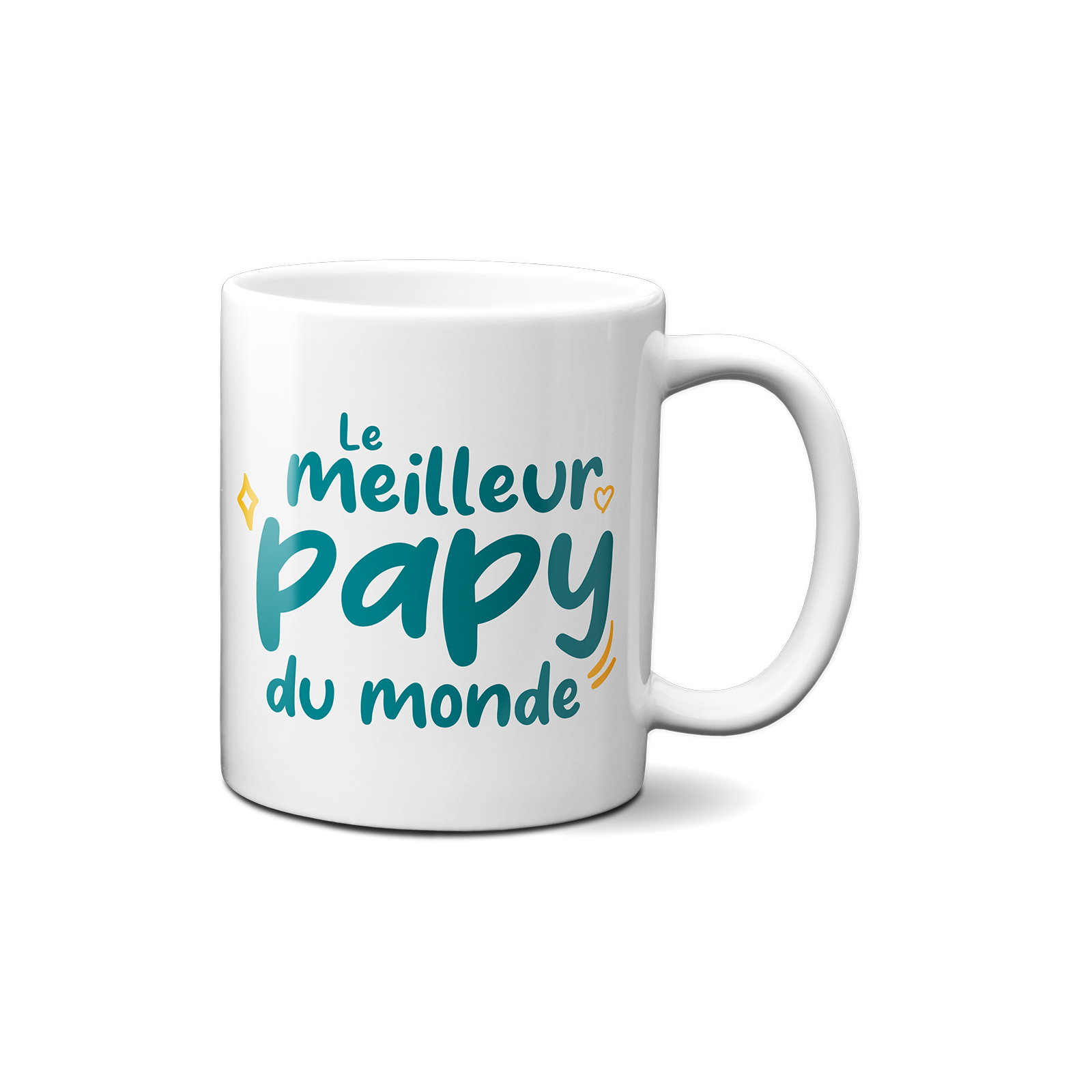 Lot de 2 mugs pour Papy et Mamie | Idée cadeau grands-parents | Céramique, 33 cL