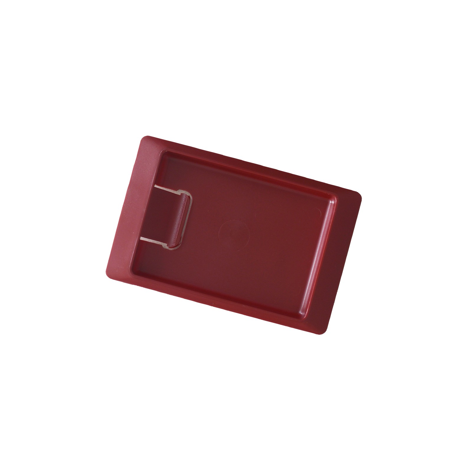 Lot de 10 porte-additions rectangle rouge avec pince