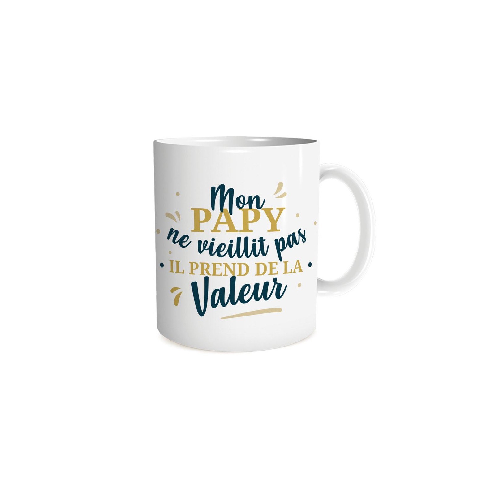 Mug en céramique Papy ne vieillit pas, 33 cl