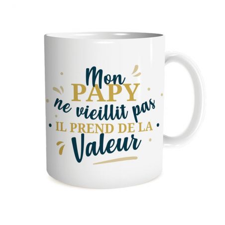 Mug humour Bonne humeur du matin - Ta gueule - Idée cadeau rigolo pour anniversaire - Tasse couple originale Noël 