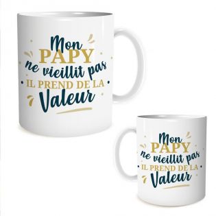 Mug humour Bonne humeur du matin - Ta gueule - Idée cadeau rigolo pour anniversaire - Tasse couple originale Noël 