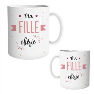 Mug humour Bonne humeur du matin - Ta gueule - Idée cadeau rigolo pour anniversaire - Tasse couple originale Noël 