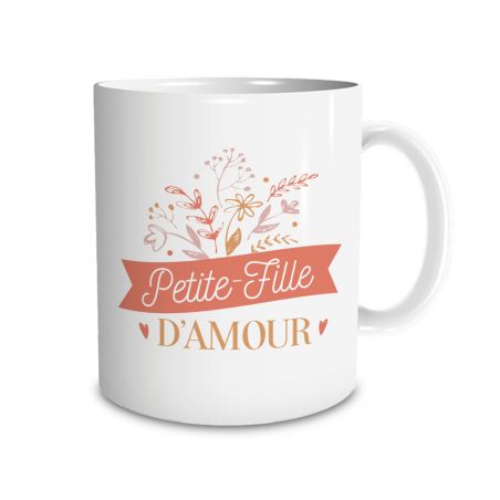 Mug en céramique Petite fille d'amour, 33 cl