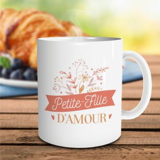 Mug en céramique Petite fille d'amour, 33 cl