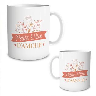 Mug en céramique Petite fille d'amour, 33 cl