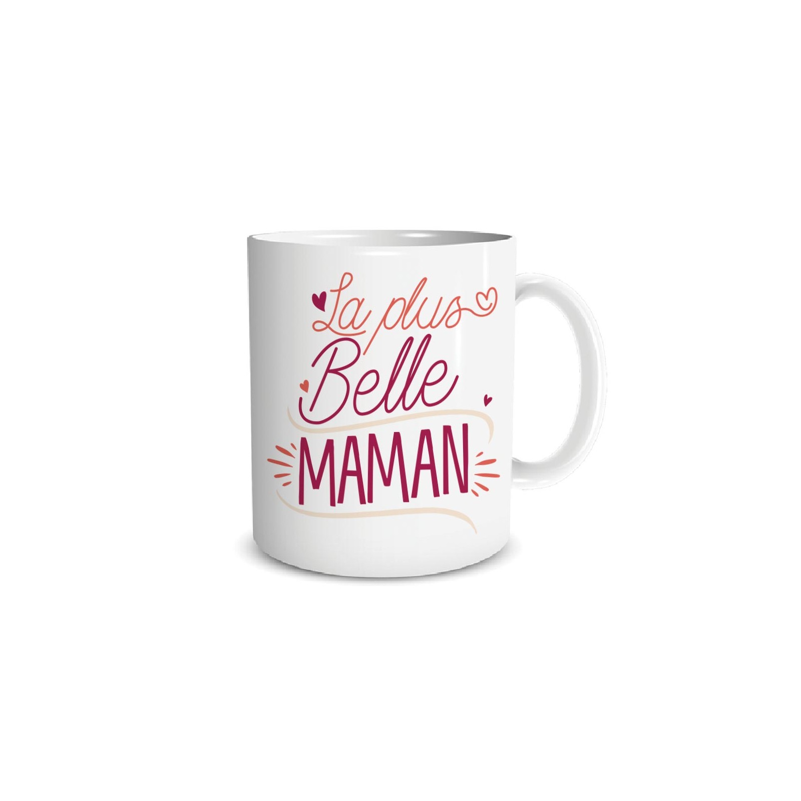 Mug en céramique La Plus Belle Maman, 33 cl