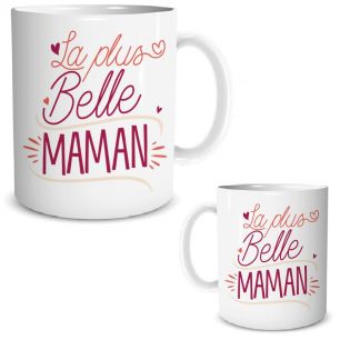 Mug humour Bonne humeur du matin - Ta gueule - Idée cadeau rigolo pour anniversaire - Tasse couple originale Noël 