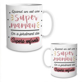 Mug humour Bonne humeur du matin - Ta gueule - Idée cadeau rigolo pour anniversaire - Tasse couple originale Noël 