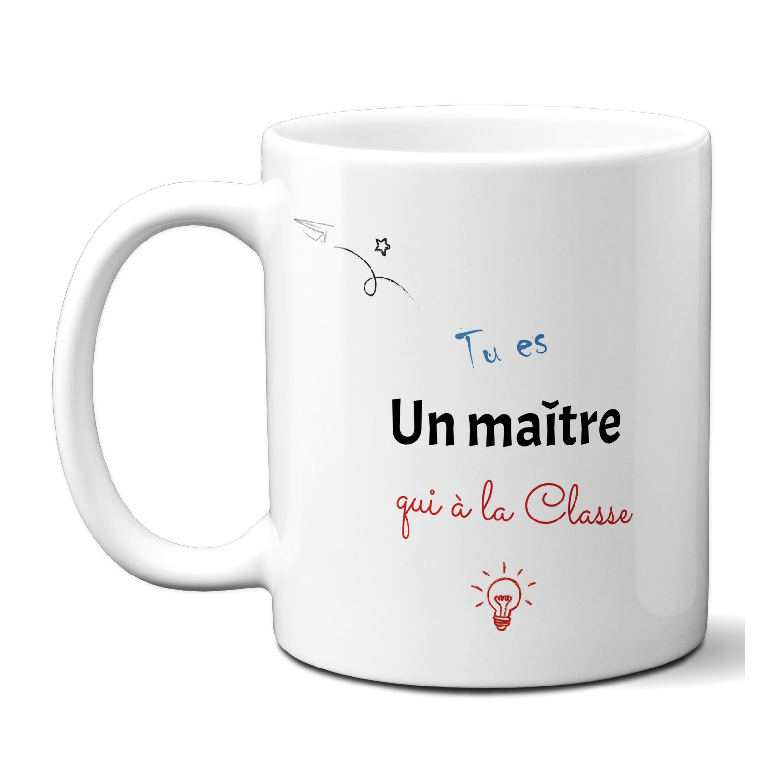 Mug en céramique Merci Maître - Céramique, 33 cl