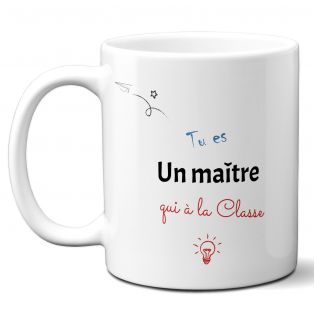 Mug en céramique Merci Maître - Céramique, 33 cl