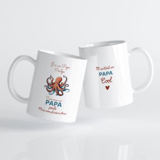 Mug en céramique Papa Poulpe - Céramique, 33 cl