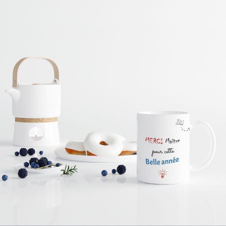 Mug en céramique Merci Maître - Céramique, 33 cl