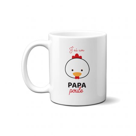 Mug en céramique Papa Poule - Céramique, 33 cl