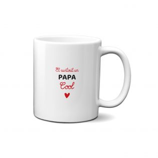 Mug en céramique Papa Poule - Céramique, 33 cl