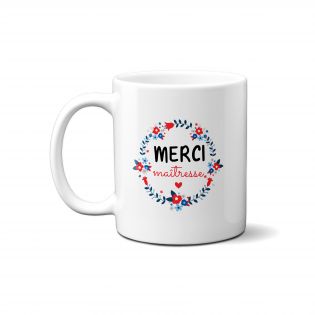 Mug en céramique Merci Maîtresse - Céramique, 33 cl