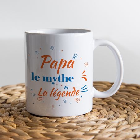 Mug en céramique Papa La légende - Céramique, 33 cl