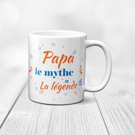 Mug en céramique Papa La légende - Céramique, 33 cl