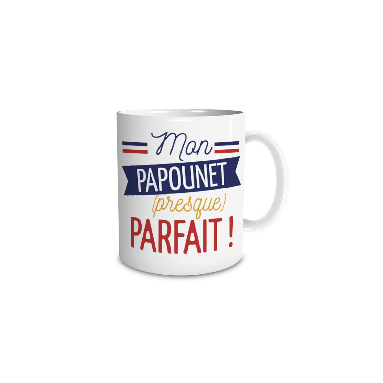 Mug en céramique Papounet presque Parfait, 33 cl