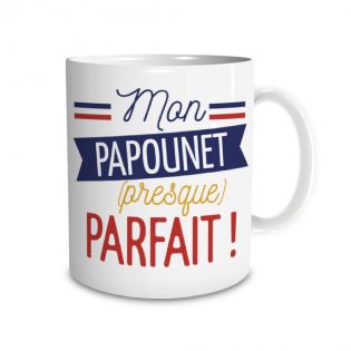 Mug en céramique Papounet presque Parfait, 33 cl