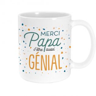 Mug en céramique Merci Papa d'être aussi génial, 33 cl