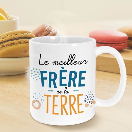 Mug en céramique Meilleur frère de la terre, 33 cl