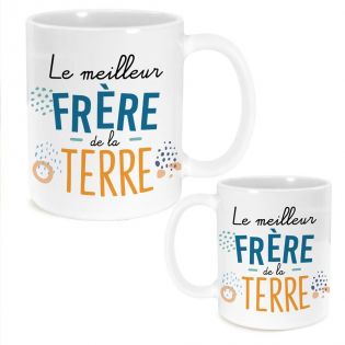 Mug en céramique Meilleur frère de la terre, 33 cl