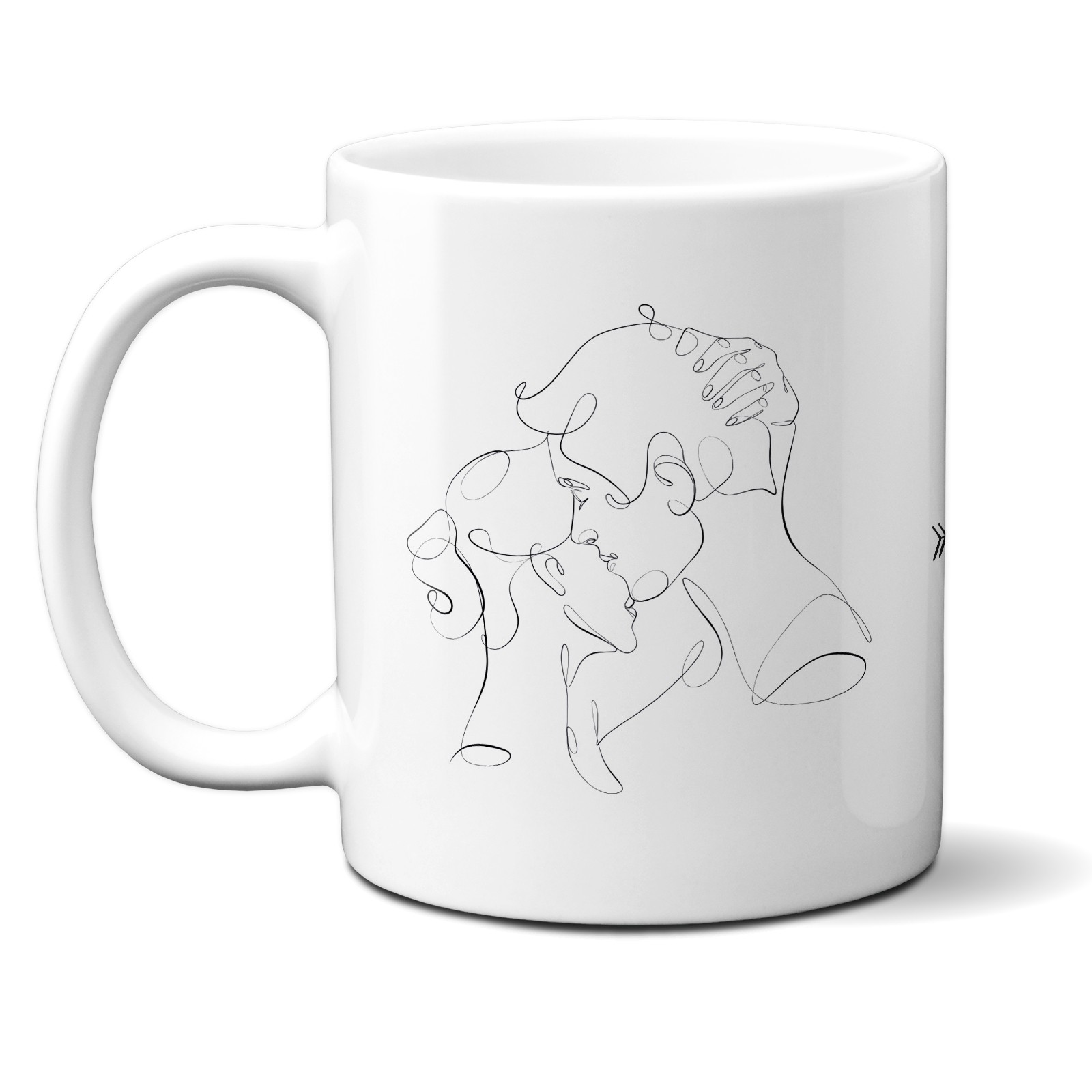 Mug en céramique Il n'y a que Toi qui rime avec Moi , Couple Hétéro, 33 cl