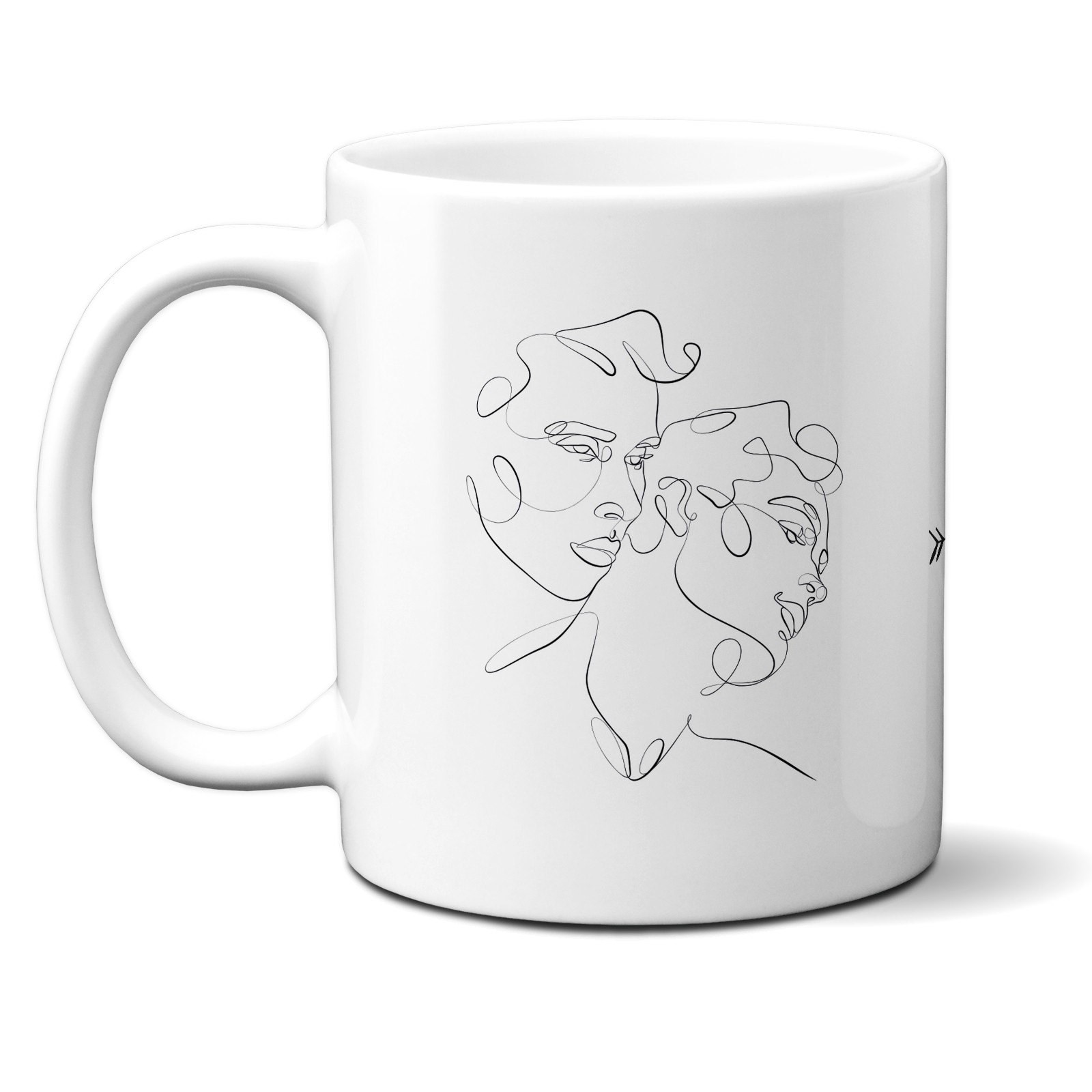 Mug en céramique Il n'y a que Toi qui rime avec Moi , Couple Hommes, 33 cl