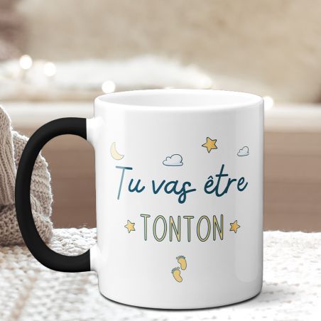 Mug Magique "tu vas être tonton" - 33 cl, céramique - Imprimé en France