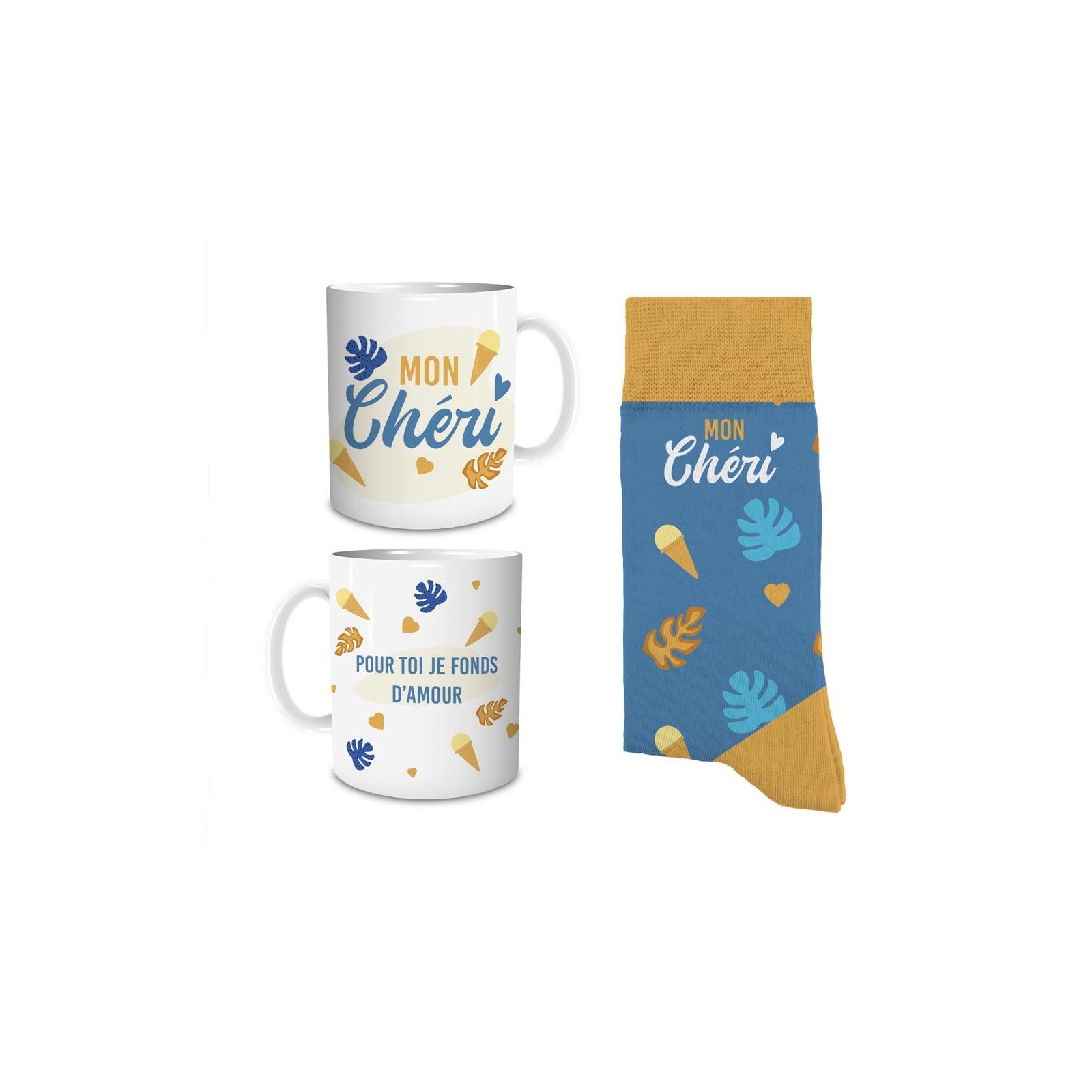 Coffret Mug Chaussettes Mon Chéri