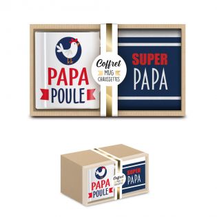 Coffret Mug Chaussettes Papa poule