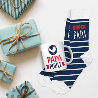 Coffret Mug Chaussettes Papa poule