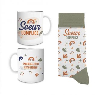 Coffret Mug Chaussettes Soeur Complice