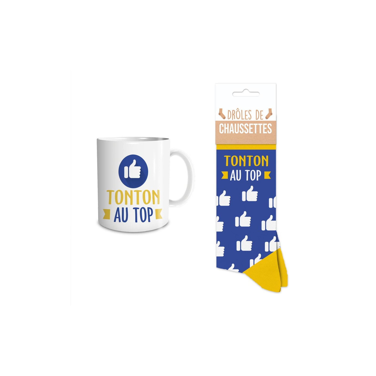 Coffret Mug Chaussettes Tonton au Top