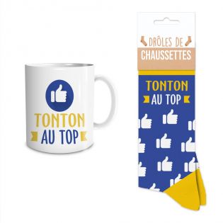 Coffret Mug Chaussettes Tonton au Top