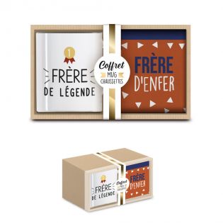 Coffret Mug Chaussettes Frère de légende