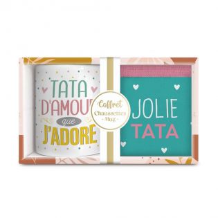 Coffret Mug Chaussettes Tata d'amour