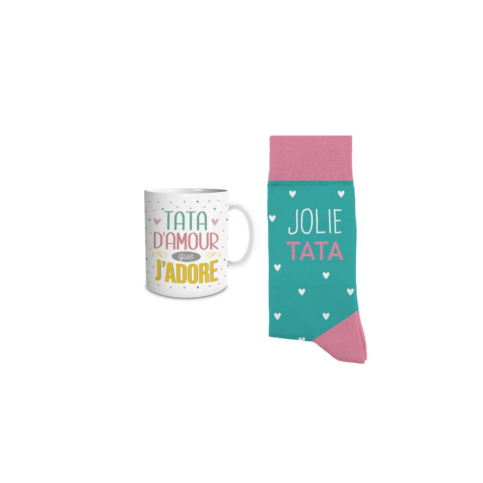 Coffret Mug Chaussettes Tata d'amour