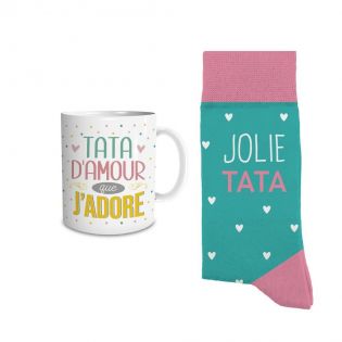 Coffret Mug Chaussettes Tata d'amour