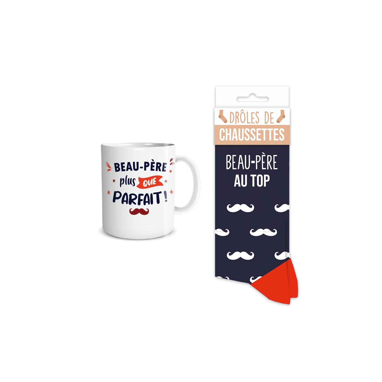 Coffret Mug Chaussettes Beau Père au Top