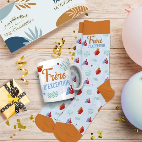 Coffret Mug Chaussettes Anniversaire Homme