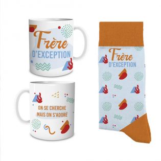 Coffret Mug Chaussettes Papy Chouette