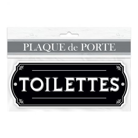 Plaque Porte Métal Toilettes