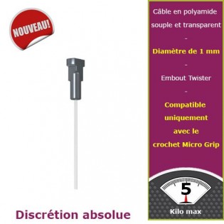 150 cm micro perlon embout Twister