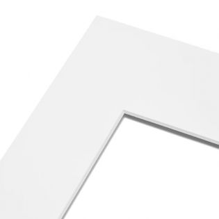 5 passe-partouts standard blanc pour cadre 50 x 60 cm - Photo 30 x 40 cm