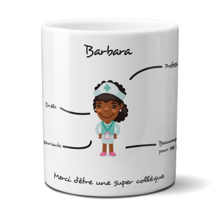 Mug personnalisé original pour collègue | Médical - Infirmière - médecin