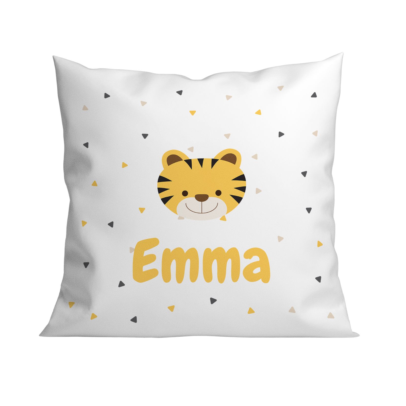 Decorative cushion 40 x 40 cm + filling for children's room customizable with first name and animal motif