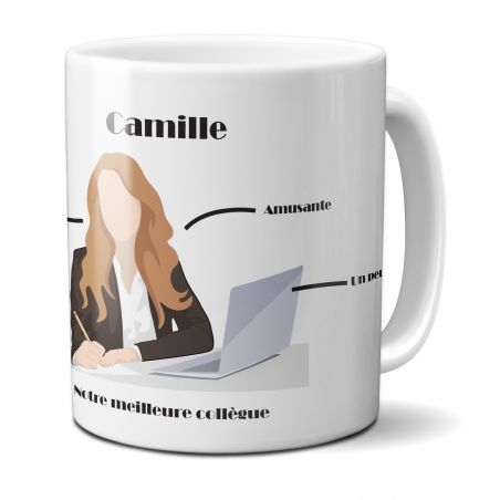 Mug personnalisé · femme active | Business woman