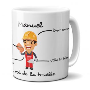 Personalized humorous job mug for colleague | Service - Construction - Catering